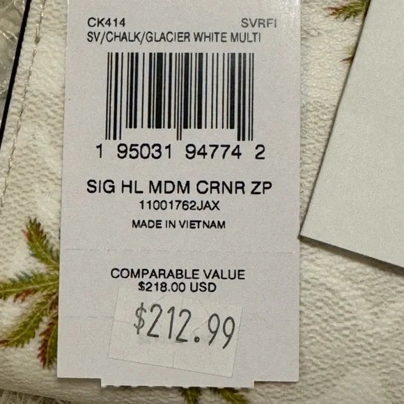 🌴 Brand 🆕 Coach MEDIUM CORNER ZIP WALLET IN SIGNATURE CANVAS WITH HULA PRINT🌴 - Picture 12 of 13